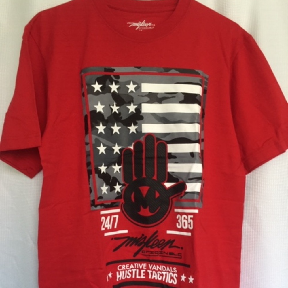 Mens Red Miskleen Originals T-shirt